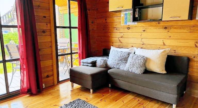 Chalet with hot tub — photo 2