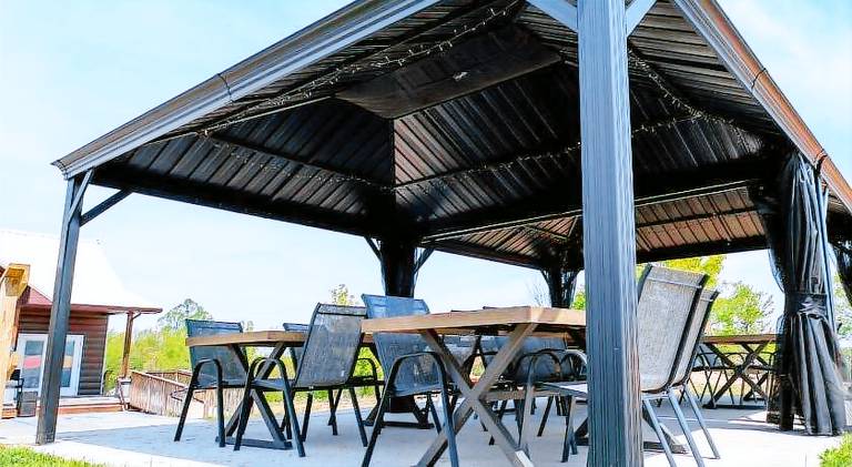 Fantastic Secluded Tented Cabin with Fire Pit in Logan, Ohio — photo 4