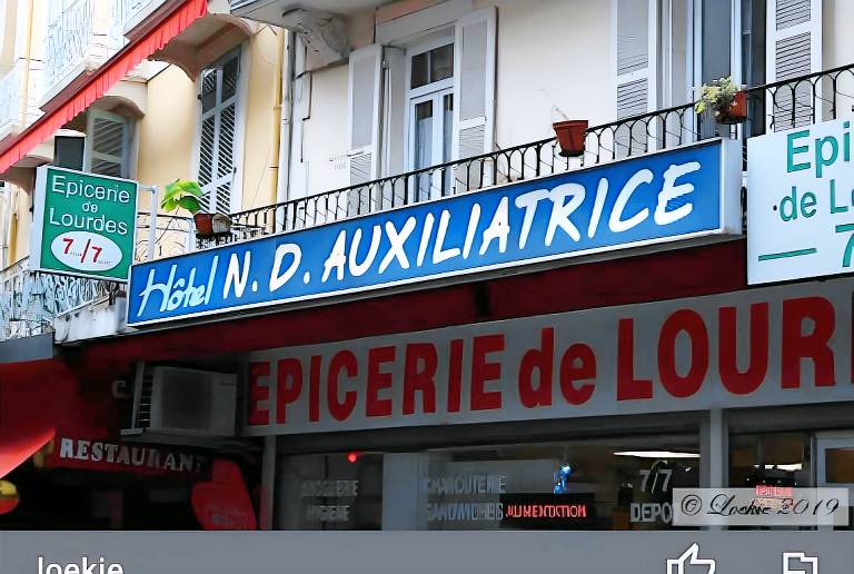 Hotel restaurant N. D.Auxiliatrice in Lourdes