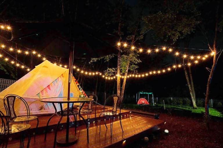 80 m² Camping Unterkunft
