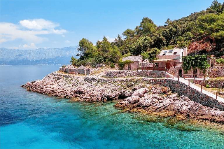 One bedroom house near beach Cove Didina, Hvar (K-21933) in Hvar