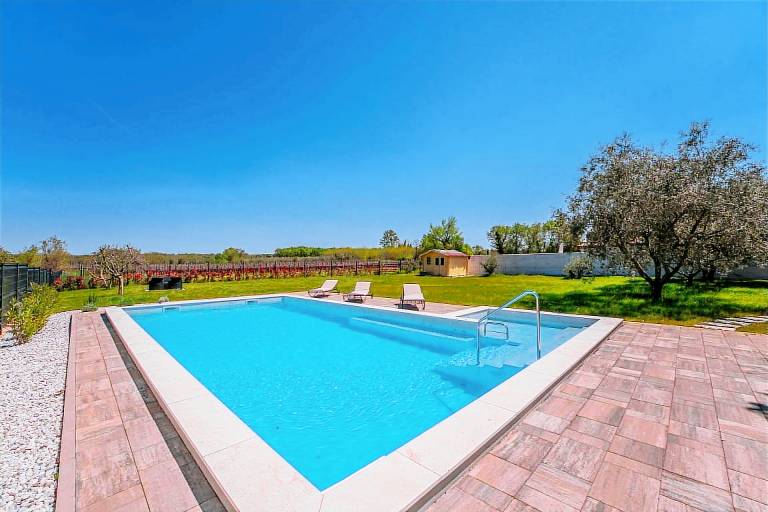 Villa with garden, sauna & BBQ | Pool view — photo 5