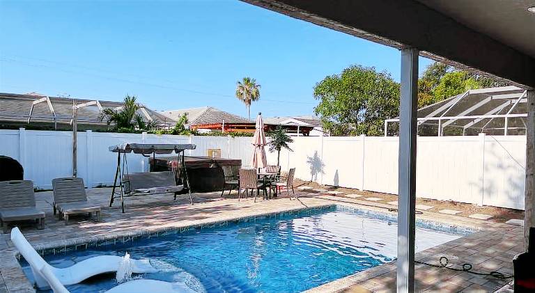 Vacation home with pool & hot tub in Bradenton, FL