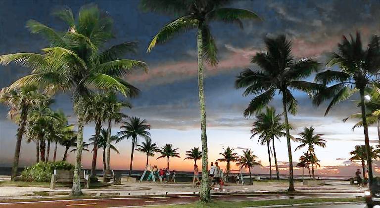 Rental apartment with 1 room for 4 persons in Praia Grande
