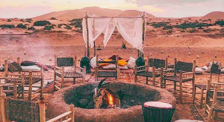 Tent with patio & yard in Rissani
