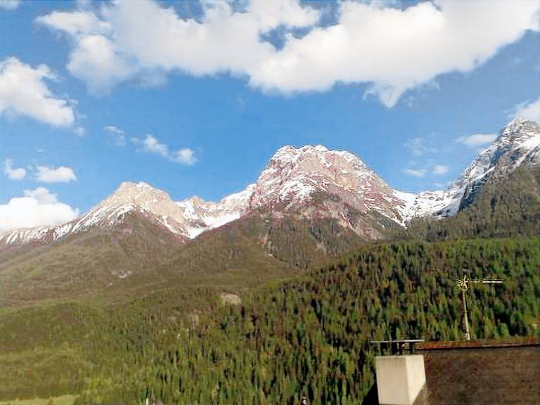 Ferienwohnung mit Hund in Scuol f&uuml;r max. 2 Personen