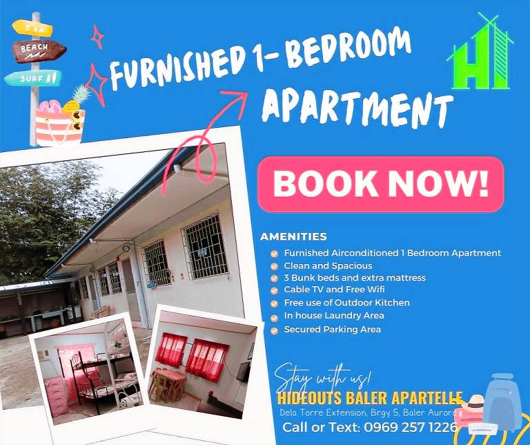 Holiday apartment with barbecue in Baler