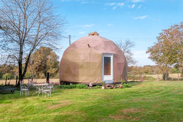 Holiday Home 'Dôme Géodésique Insolite Confort' with Private Garden and Wi-Fi — photo 2