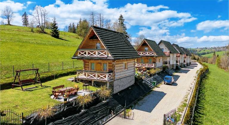 Domek w stylu alpejskim Suche