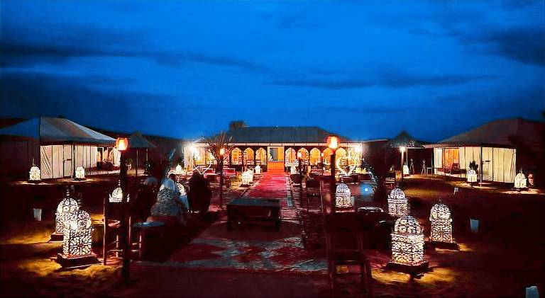 Merzouga Dunes Luxury Glamping Camp in Rissani