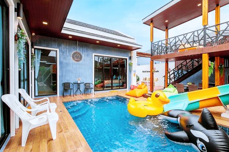 House with pool & barbecue | Suitable for remote work in Phetchaburi