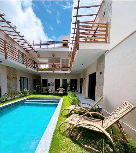 Rental apartment with pool & garden in Tibau do Sul