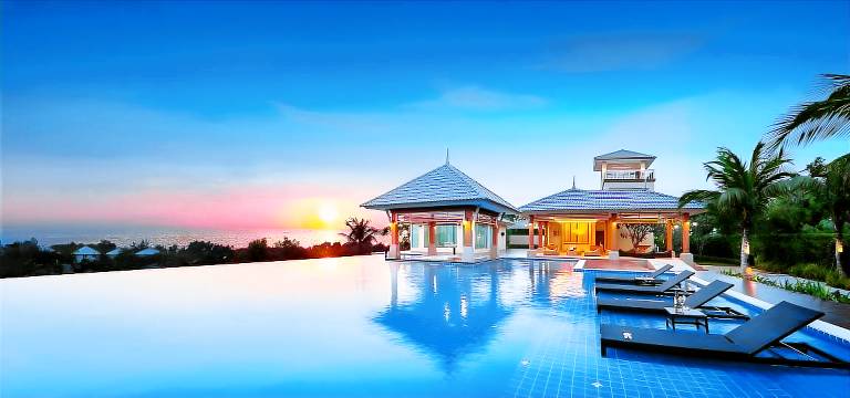 Vacation home with sauna, pool & garden in Rayong