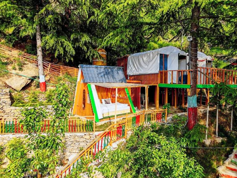 Vacation home with barbecue & garden in Kullu