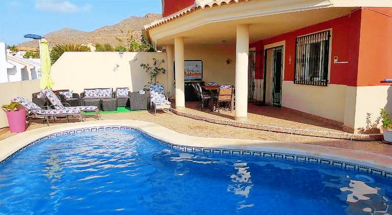 House with patio, barbecue & private pool in Murcia