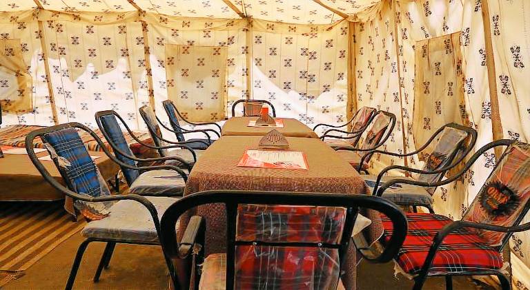 Tent with garden — photo 2