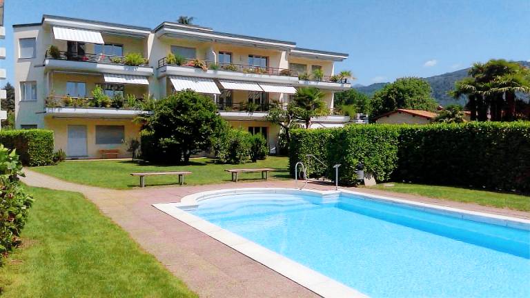 Gartenwohnung im Tessin mit Swimmingpool