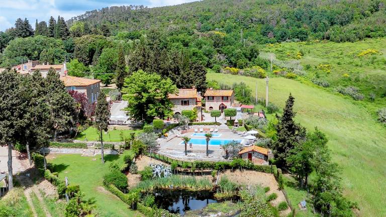 Family-oriented wonderful villa with patio, private pool & BBQ | Pool view | Pet-friendly in Montaione
