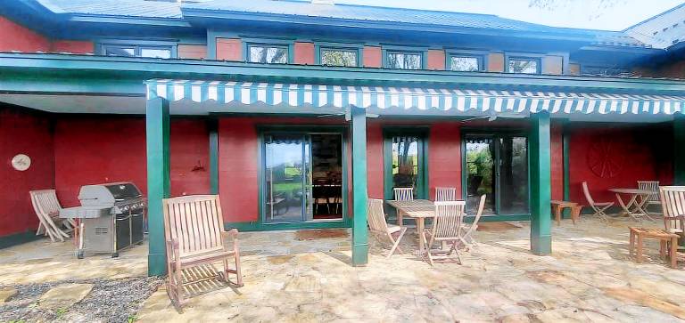 The Old Orchard Home surrounded by a small apple orchard, large meadows, and a private pond — photo 4