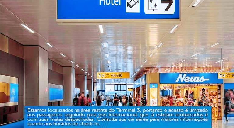 TRYP BY WYNDHAM Sao Paulo Airport - Hotel de Transito Terminal 3 INTERNACIONAL - Lado Ar - Area rest in Guarulhos