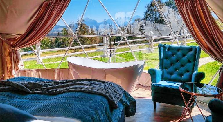 Mountain Glamp Zakopane - Jacuzzi - Widok na Gory — photo 3