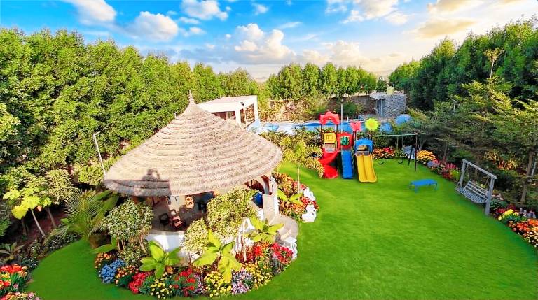 Ample farm with patio, yard & private pool | Pet-friendly in Jodhpur