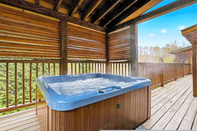 5BR Cabin w Yard Office Hot Tub Firepit — photo 3