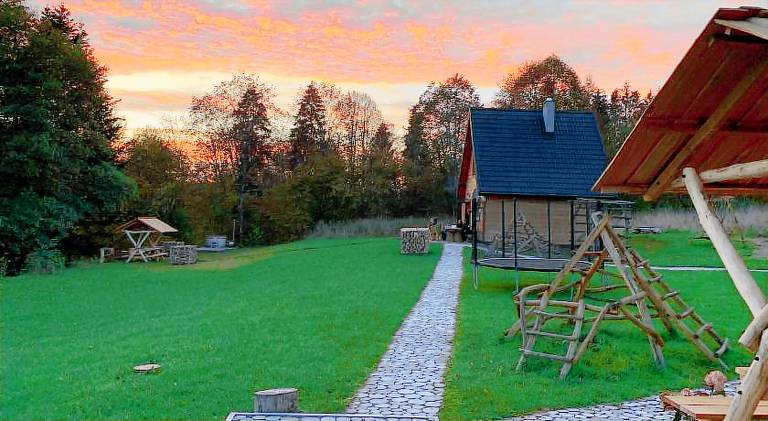 Domek w stylu alpejskim Dwernik