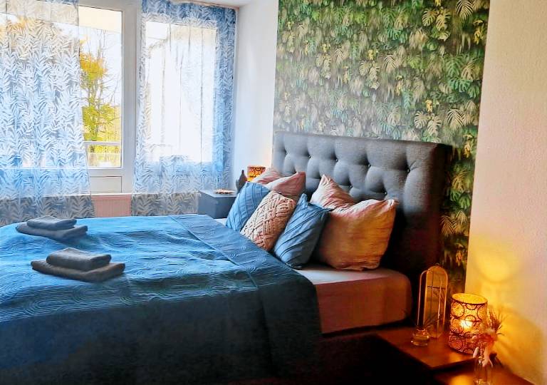 Rental apartment with sauna, yard & patio in Straubing