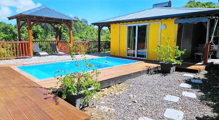 Vacation home with patio, yard & private pool | Dogs allowed in Le Gosier