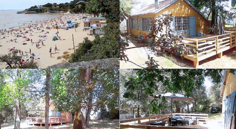 La Palombiere, plage a 150m in Saintes