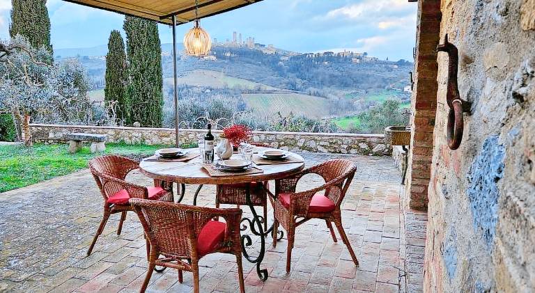 Villa with pool in San Gimignano