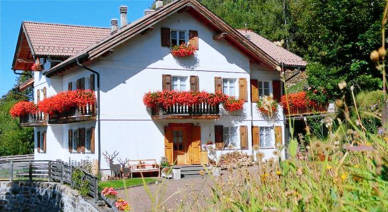 Rental apartment with patio, yard & barbecue in Levico Terme