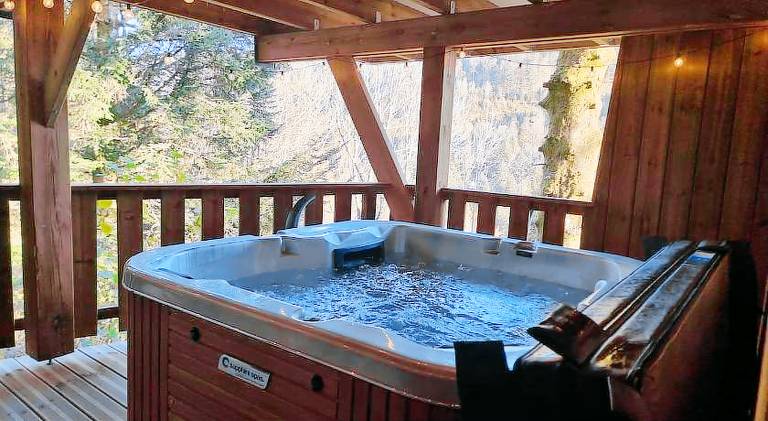 Chalet with hot tub in La Bresse