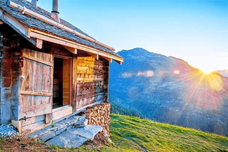 Ferienhaus in Nendaz, Les Agettes für max. 4 Gäste