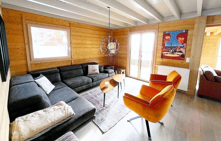Chalet, wifi, 200m from shops, view mountain, fitness, sauna, terrace, fireplace or stove, parking — photo 2