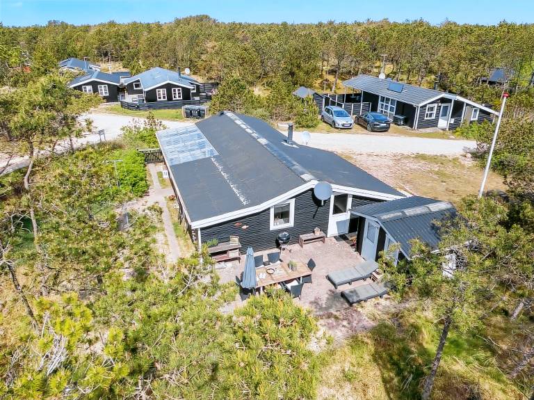 Ferienhaus mit Hund inSønder Vorupør Nordsee Dänemark f&uuml;r max. 5 Personen