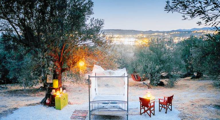 Tent with 1 room for 2 persons in Lesvos