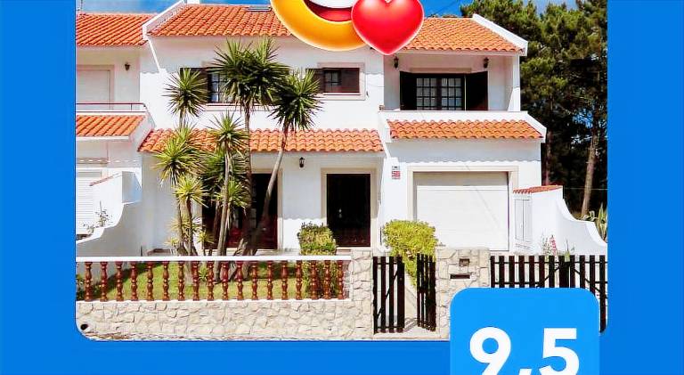 Vacation home with yard & barbeque in Leiria
