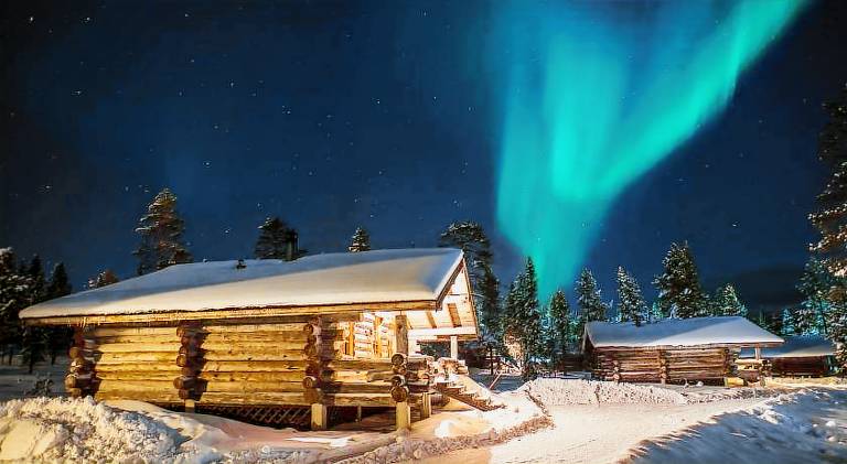 Chalet with 3 rooms for 6 persons in Saariselkä