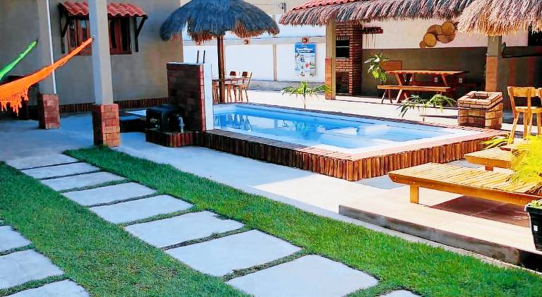 Vacation home with pool in São Miguel dos Milagres