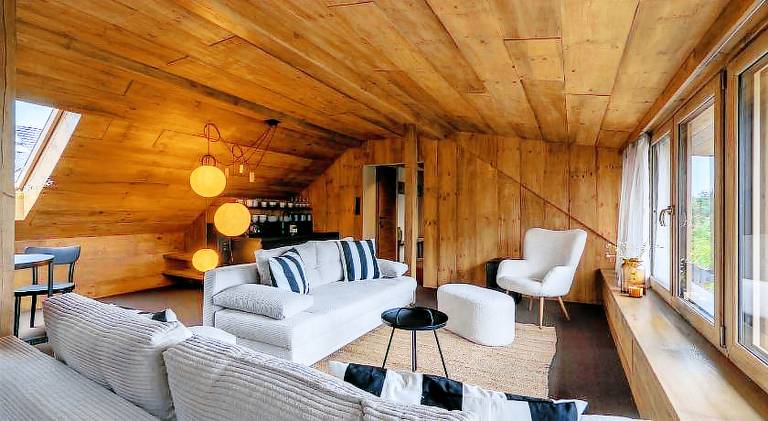 Apartment with sauna, jacuzzi & yard in Olomouc