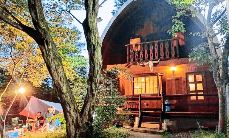 Camping suite with barbeque in Nasu