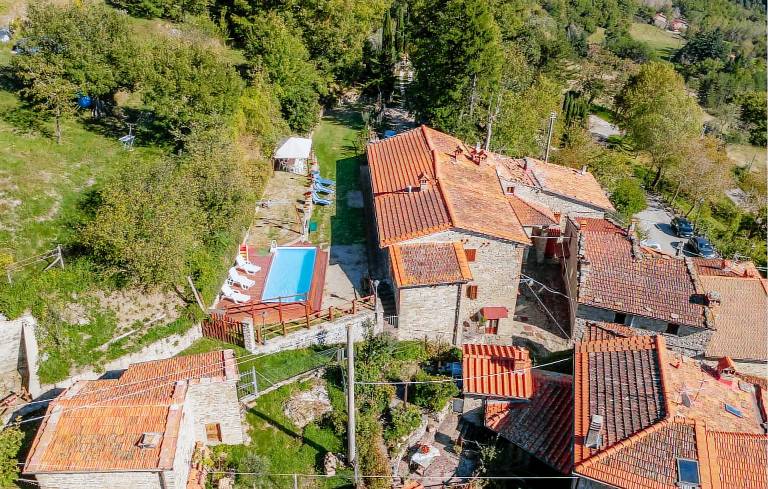 Ferienhaus in Valagnesi, Pratovecchio für max. 12 Gäste