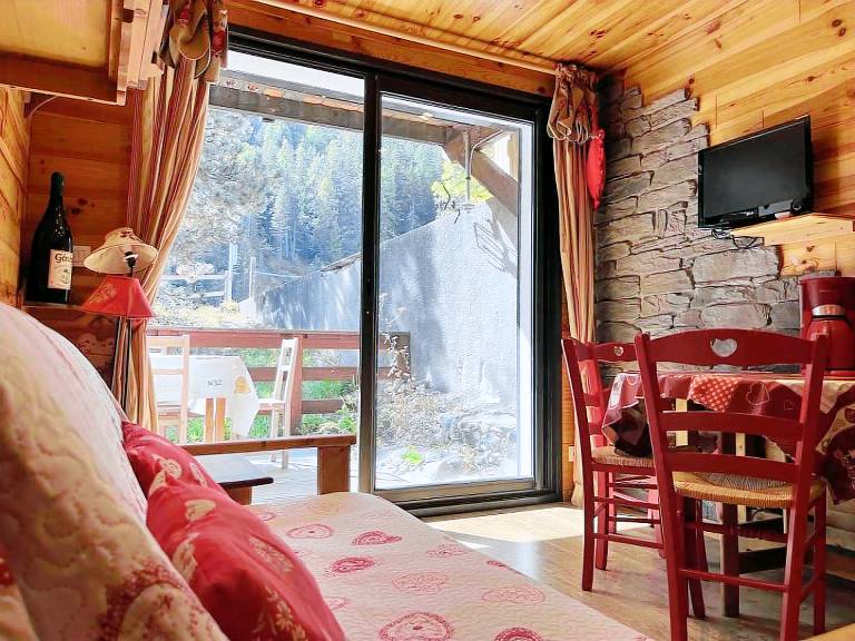 250m from shops, balcony, tv, 38m², Pra Loup — photo 2