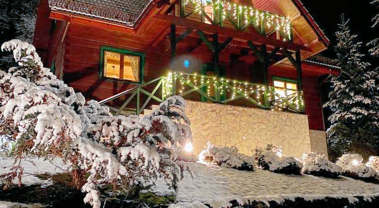 Domek w stylu alpejskim Brenna