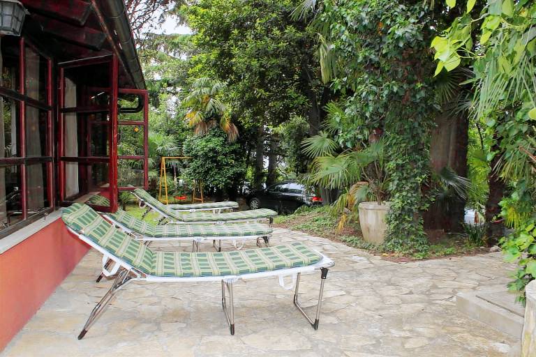 Vacation home with garden, terrace & grill in Opatija