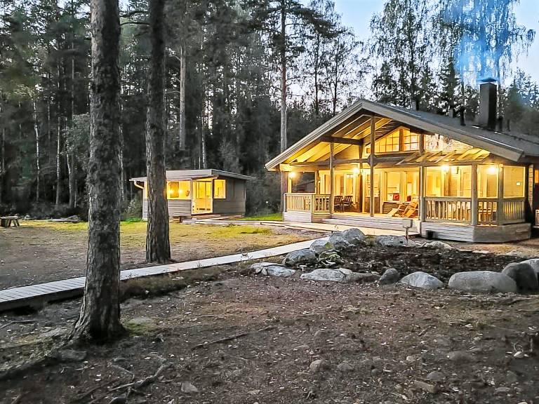 Nice house with patio & sauna | Nature view | Dogs allowed in Mikkeli