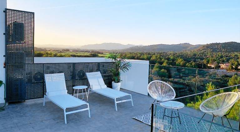 Canyamel modern apartment pool & 360º roof-terrace in 3rd floor letter A — photo 2