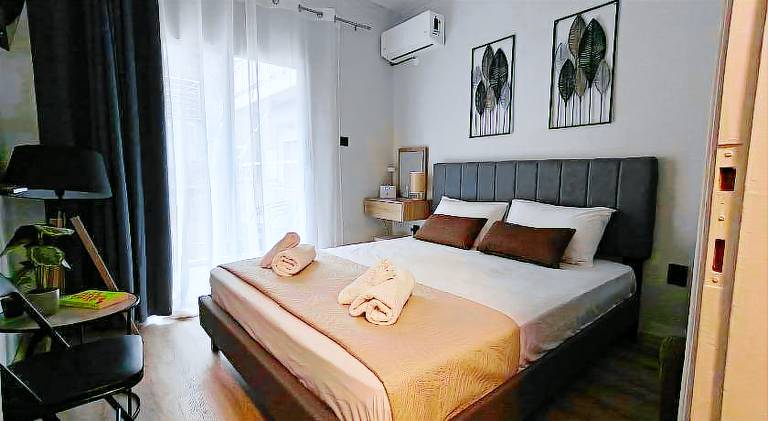 Holiday apartment with patio in Kavala